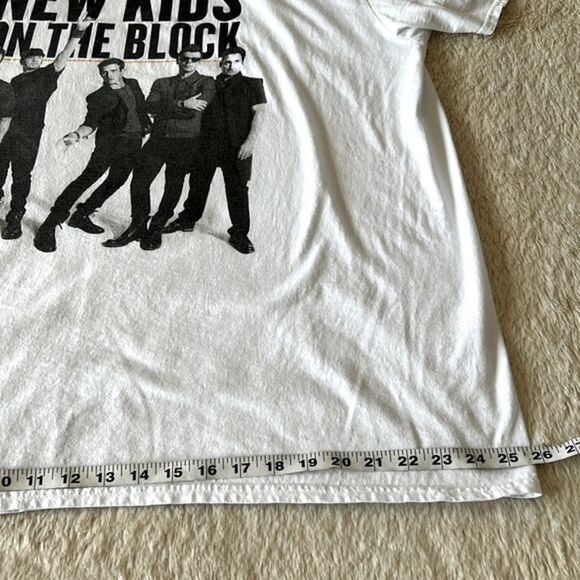 New Kids On The Block tour short sleeve shirt white size 2x - Picture 11 of 16